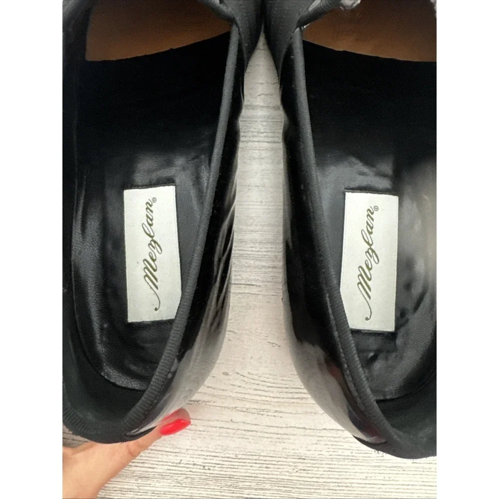 MEZLAN Tuxedo Formal Black Woven Fabric Men's Shoes Size 10M‎ Handmade